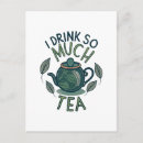 Recherche de pot de thé cartes postales Café