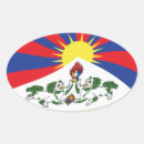 Recherche de tibet autocollants Drapeau