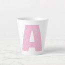 Recherche de rose de point de polka tasses Pour elle