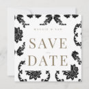 Recherche de damask save the dates Élégant