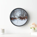 Recherche de troupeau horloges Quart de cheval