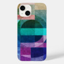 Recherche de cercles abstraits iphone coques Vintage