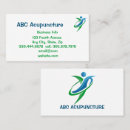 Recherche de acupuncture cartes visite Médecine