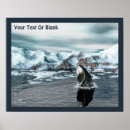 Recherche de baleine posters Arctique
