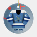 Recherche de hockey ornements Joueur de hockey