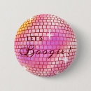 Recherche de boules disco badges Rose