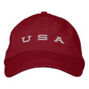 Recherche de usa casquettes Rouge