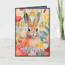 Recherche de lapin mignon vœux cartes Fête d'anniversaire