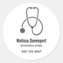 Recherche de stéthoscopes autocollants Infirmière