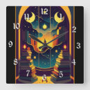 Recherche de lune soleil horloges Magique