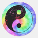 Recherche de yang de yin autocollants Arc en ciel