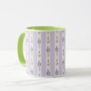 Recherche de rétro pourpre tasses Floral