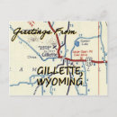 Recherche de gillette cartes postales Wyoming
