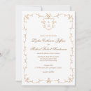 Recherche de baroque mariage invitations Monogramme