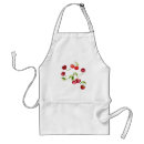 Recherche de couleur cerise tabliers Rouge
