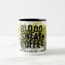 Recherche de caffiene tasses Typographie