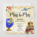 Recherche de travel bridal shower invitations Passeport