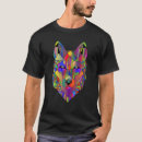 Recherche de loup géométrique tshirts Hurler