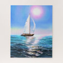 Recherche de bateau à voile puzzles Mer