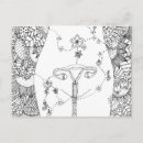 Recherche de utérus cartes postales Illustration