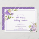Recherche de purple floral anniversaire invitations Botanique