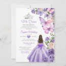 Recherche de pourpres de quinceanera invitations Papillon