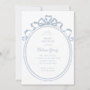 Recherche de ribbon baby shower invitations Élégant