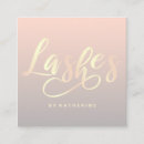 Recherche de couleurs roses cartes visite Calligraphie