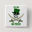 Recherche de pirates carrés badges Jolly roger
