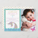 Recherche de rainbow mermaid invitations Fête d'anniversaire de sirène