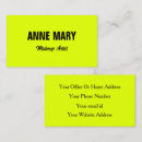 Recherche de vert chartreuse cartes visite Maquillage