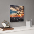 Recherche de montagne horloges Aquarelle