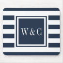 Recherche de bleu marine blanc tapis souris Élégant