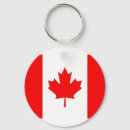 Recherche de drapeau du canada porteclés Illustration