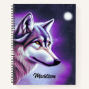 Recherche de loups carnets Illustration