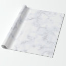 Recherche de motifs de marbre papier cadeau Blanc