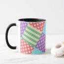 Recherche de pois violet tasses Vert