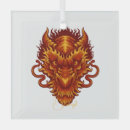 Recherche de dragon rouge ornements Dragon de feu