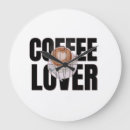 Recherche de humour de café horloges Amoureux du café