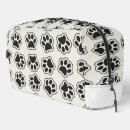 Recherche de chat noir et blanc cosmétiques pochettes Motif de pattes