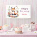 Recherche de renard de bébé posters Floral