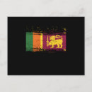 Recherche de drapeau sri lanka cartes postales Asie
