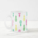 Recherche de motif ananas tasses Coloré