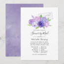 Recherche de violet bridal shower invitations Pour tous