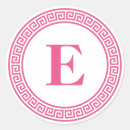 Recherche de motif grec autocollants Monogramme