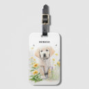 Recherche de voyage de chien bagages étiquettes Golden retriever