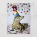 Recherche de crocodile vœux cartes Fête