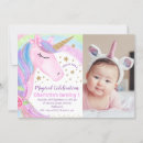Recherche de unicorn invitations Arc en ciel