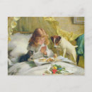 Recherche de barbe vintage cartes postales Fille