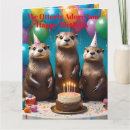 Recherche de otterly vœux cartes Mignon